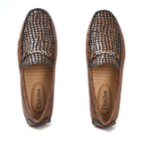 Kolapuri Centre Men's Brown Loafer Shoes